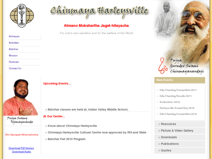 www.chinmayaharleysville.org