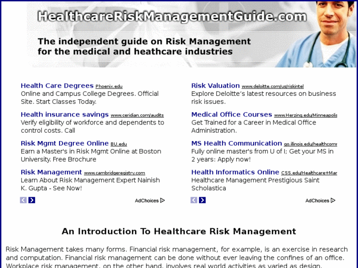 www.healthcareriskmanagementguide.com