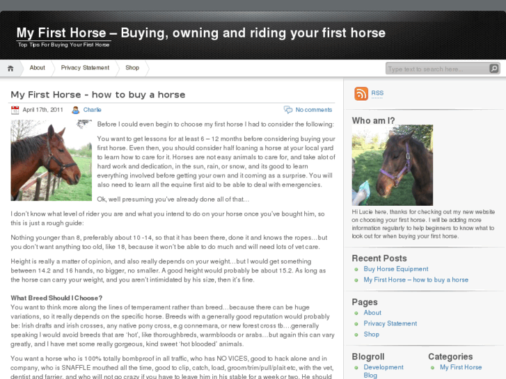 www.myfirsthorse.co.uk