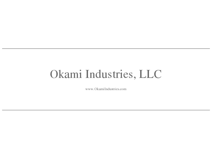 www.okamiindustries.com