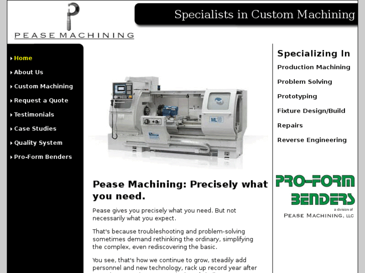 www.peasemachining.com