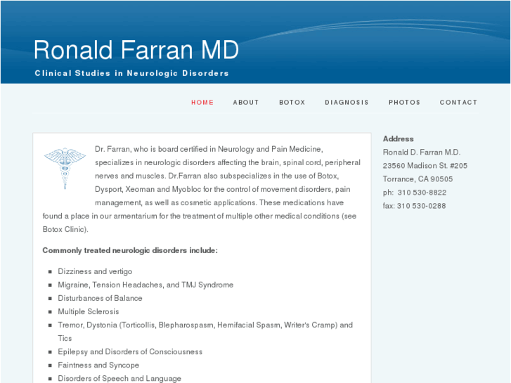 www.ronaldfarranmd.com