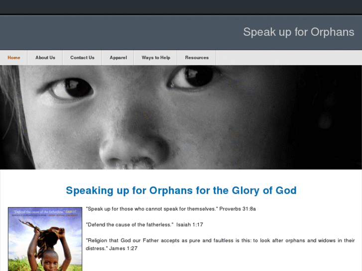 www.speakupfororphans.org