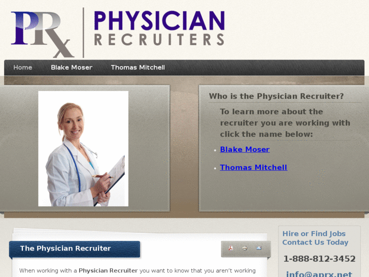 www.thephysicianrecruiter.com