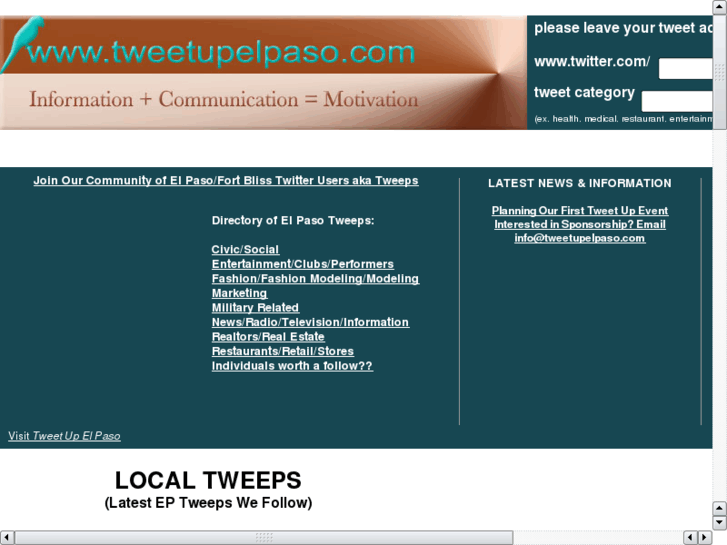 www.tweetupelpaso.com