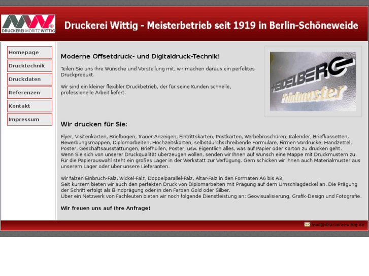 www.druckerei-wittig.de