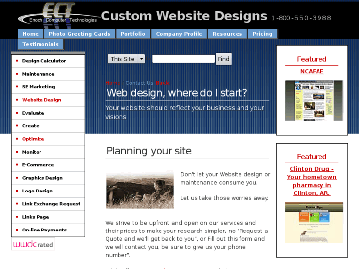 www.ectwebdesigns.com