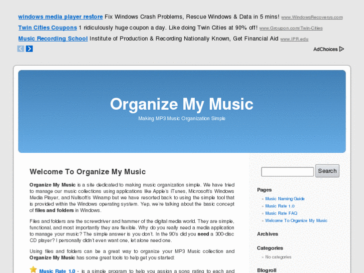 www.organizemymusic.com