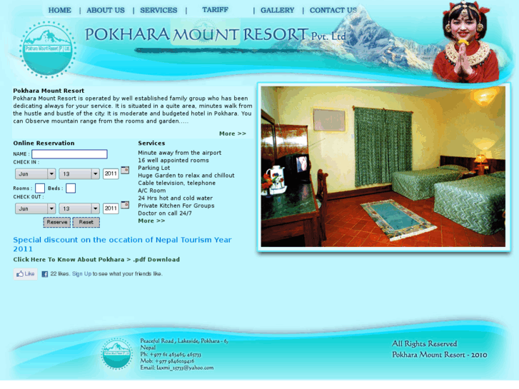 www.pokharamountresort.com
