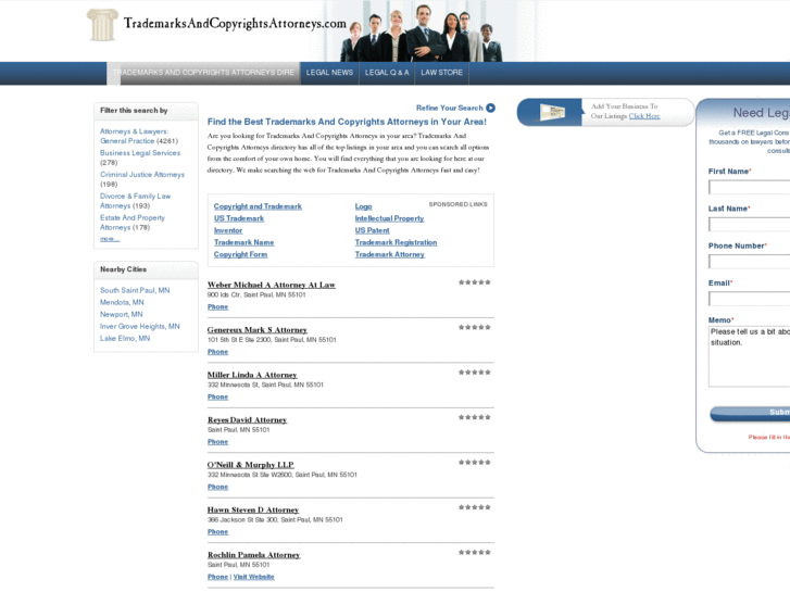 www.trademarksandcopyrightsattorneys.com