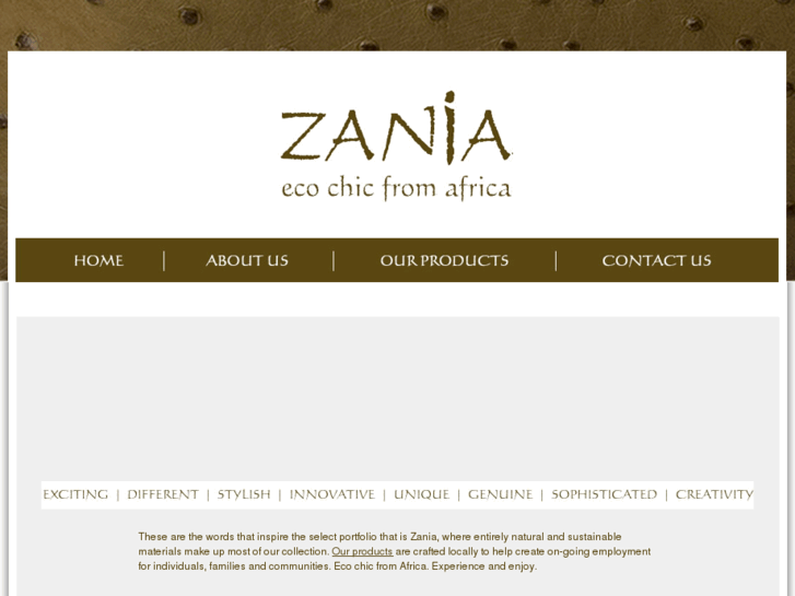 www.zaniaproducts.com