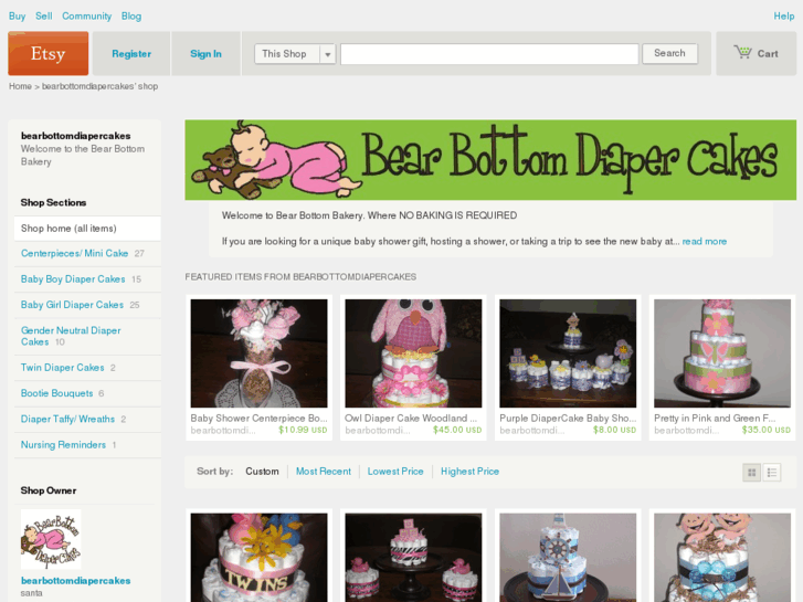 www.bearbottomdiapercakes.com