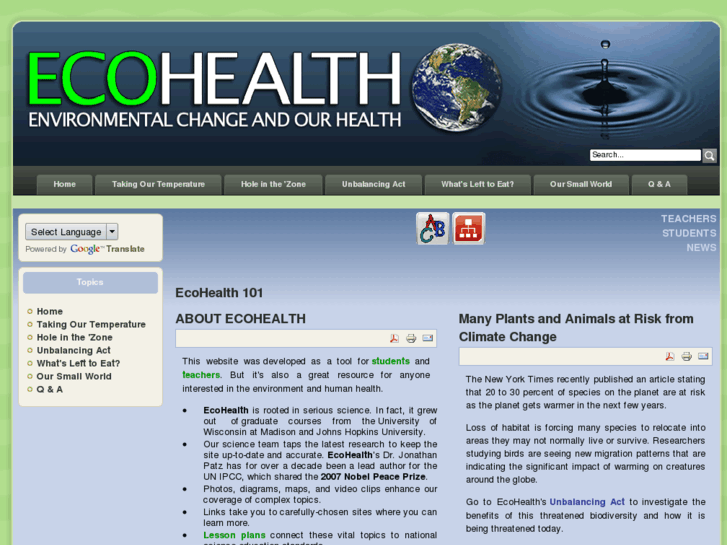 www.ecohealth101.org