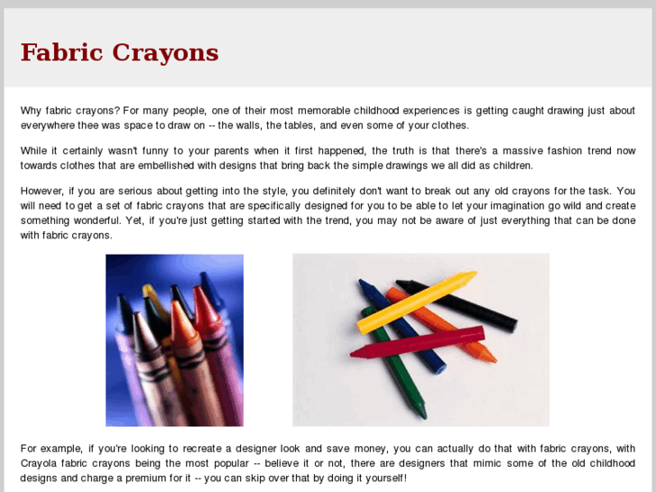 www.fabriccrayons.com