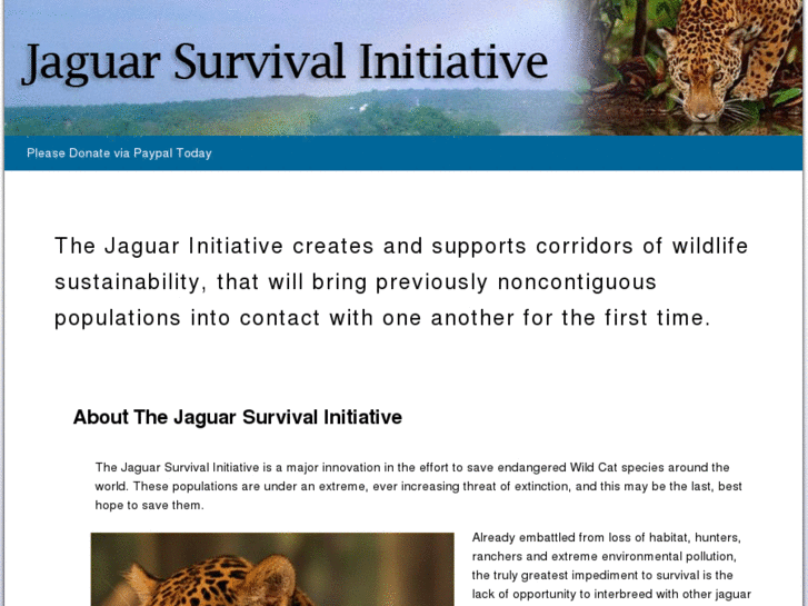 www.jaguarsurvivalinitiative.com