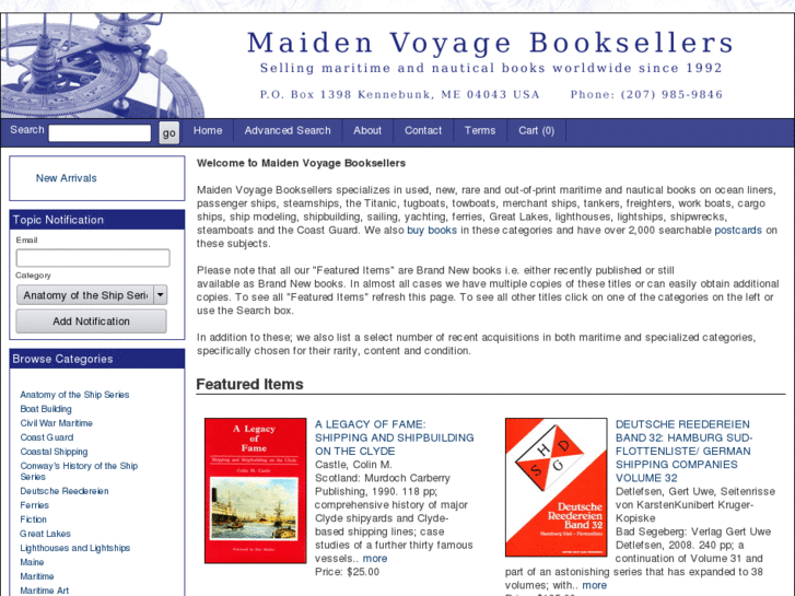 www.maidenvoyagebooksellers.com