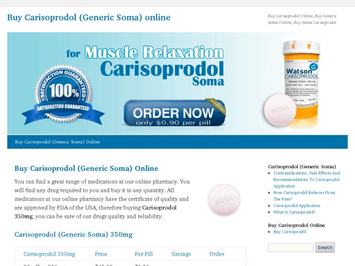 www.carisoprodol-generic-soma.com