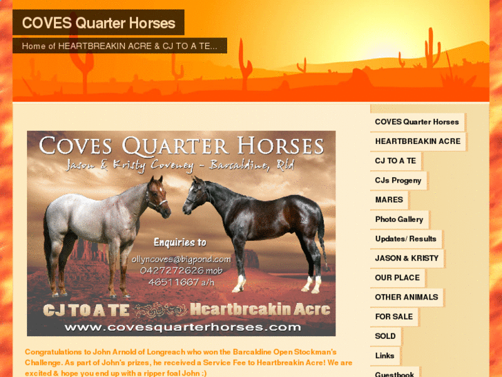 www.covesquarterhorses.com