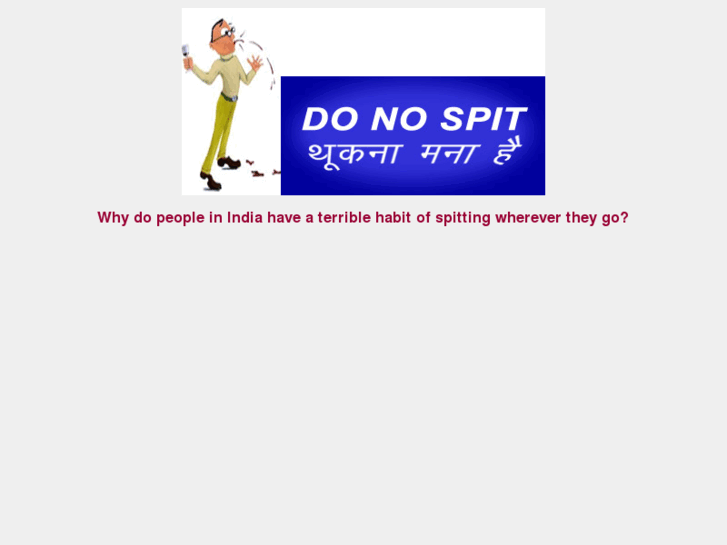 www.donotspit.com