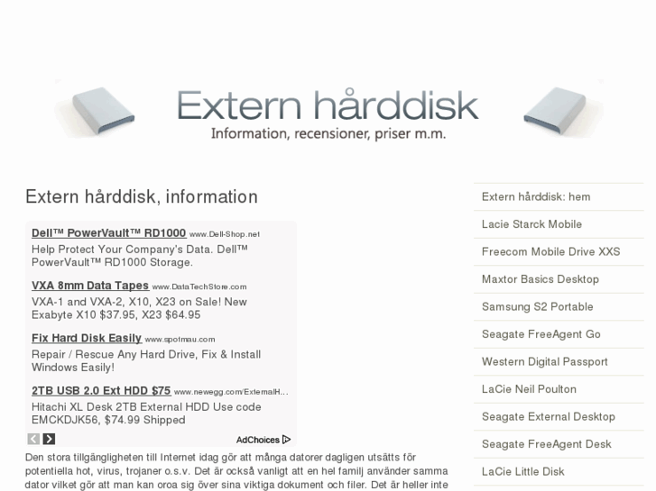 www.extern-harddisk.se