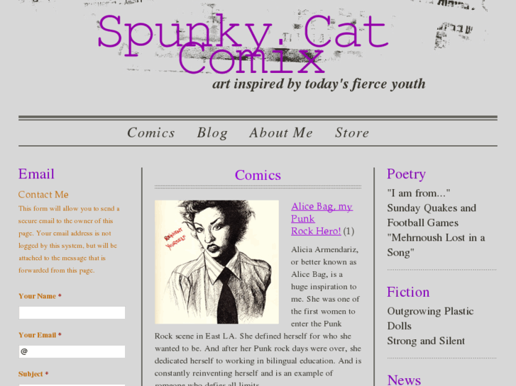 www.spunkycatcomix.com