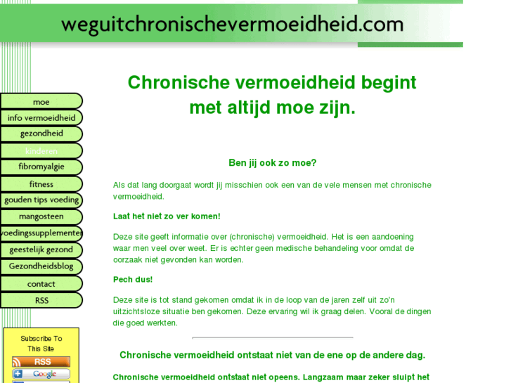 www.weguitchronischevermoeidheid.com