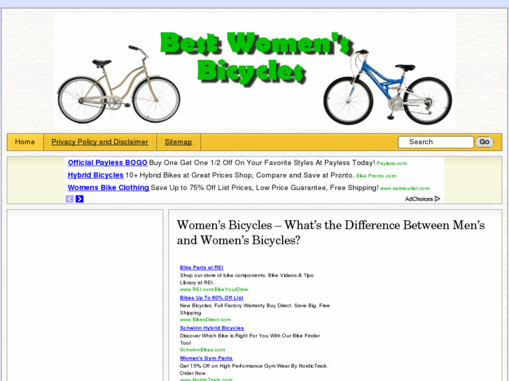 www.bestwomensbicycles.com