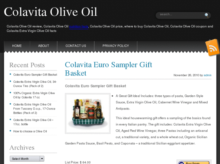 www.colavitaoliveoil.com