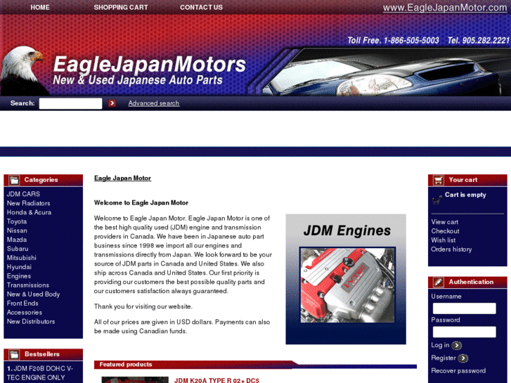 www.eaglejapanmotor.com