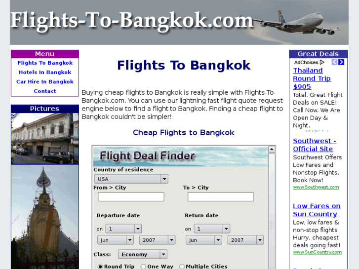 www.flights-to-bangkok.com