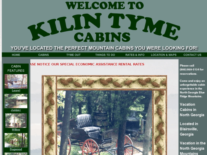 www.kilin-tyme-cabins.com