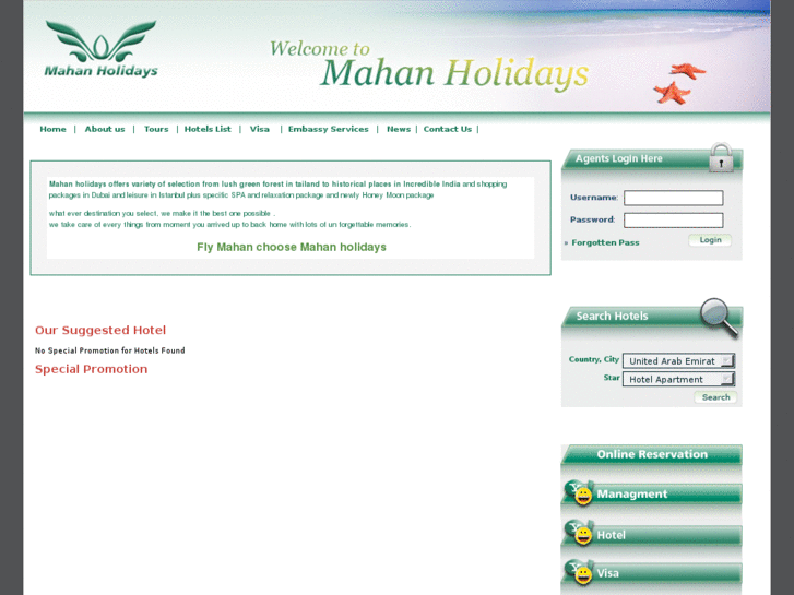 www.mahanholidays.com