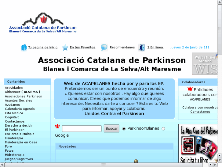 www.parkinsonblanes.info