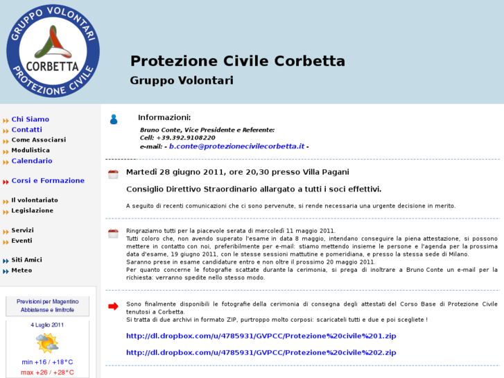 www.protezionecivilecorbetta.it