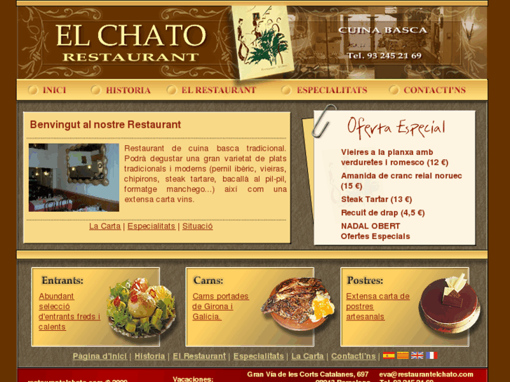 www.restaurantelchato.com