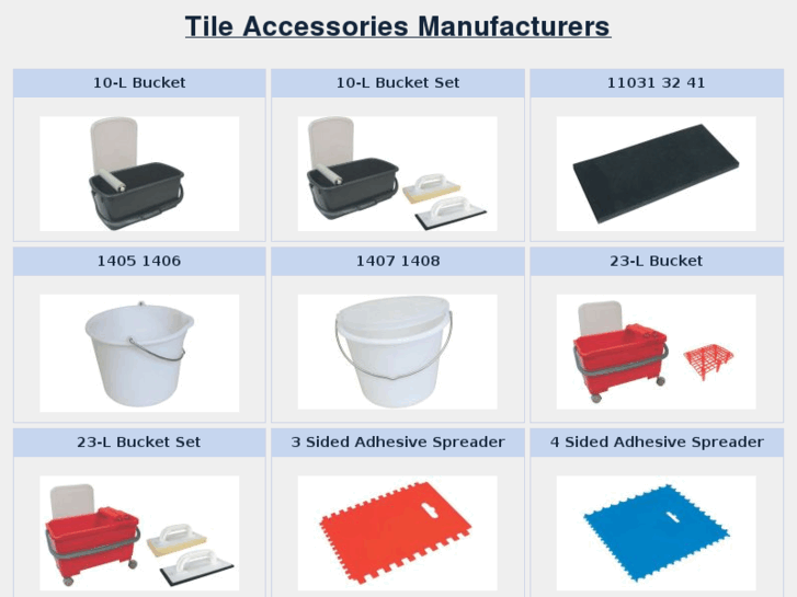 www.tileaccessoriesmanufacturers.com