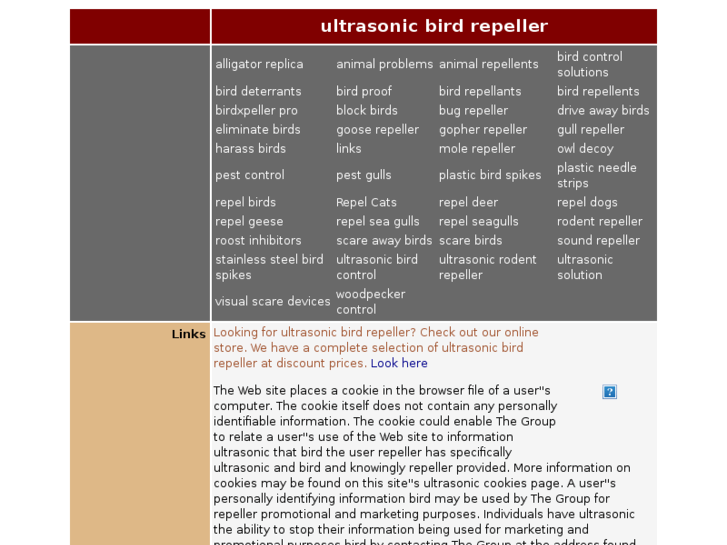 www.ultrasonic-bird-repeller.com