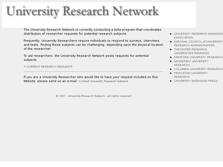 www.universityresearchnet.com