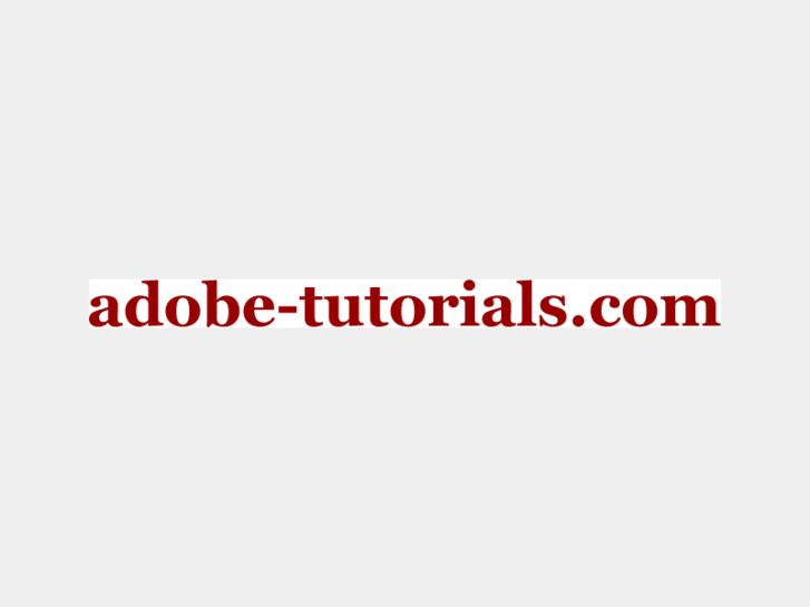 www.adobe-tutorials.com
