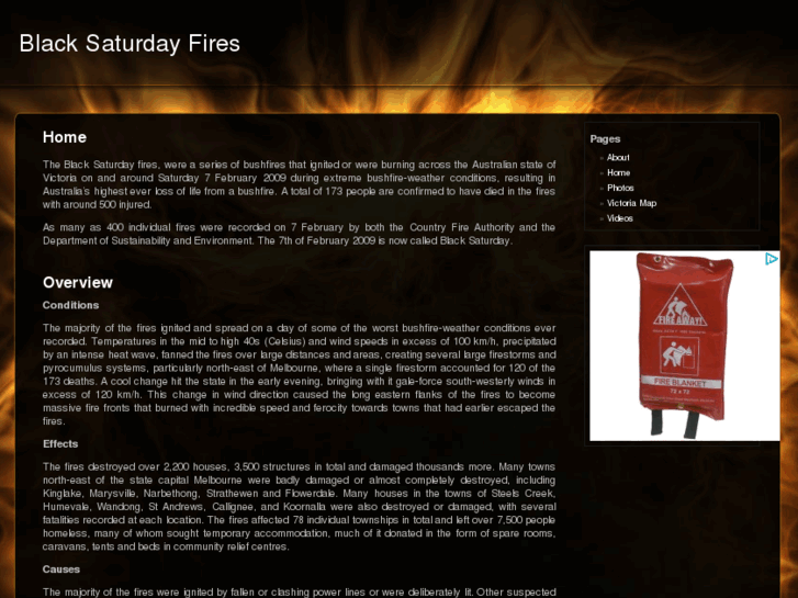 www.blacksaturdayfires.com