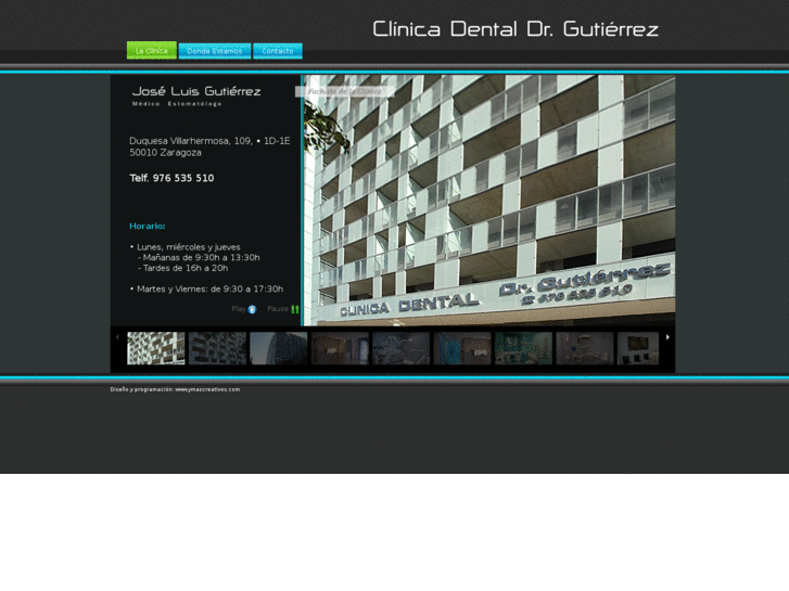 www.clinicadentaldrgutierrez.com