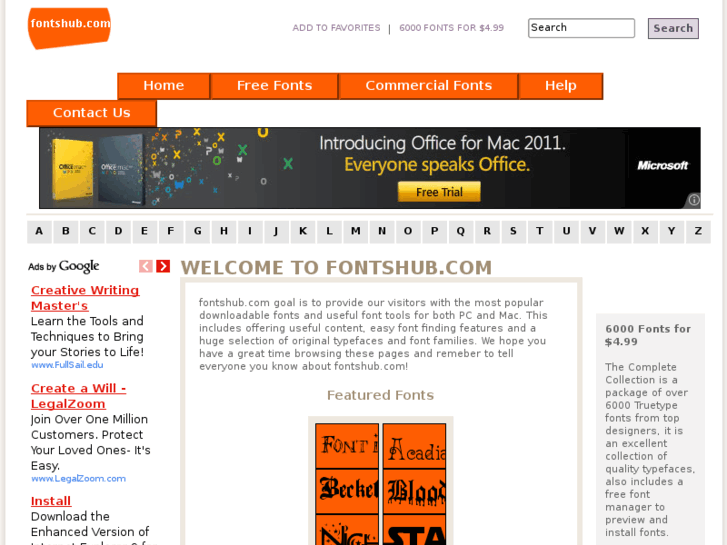 www.fontshub.com