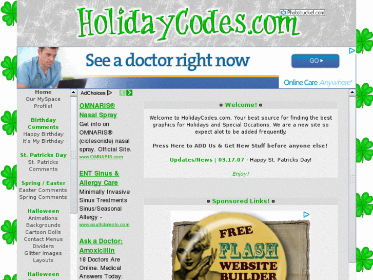 www.holidaycodes.com