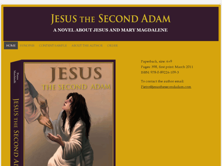 www.jesusthesecondadam.com