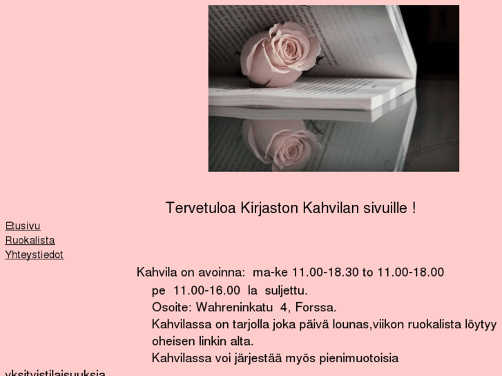 www.kirjastonkahvila.net