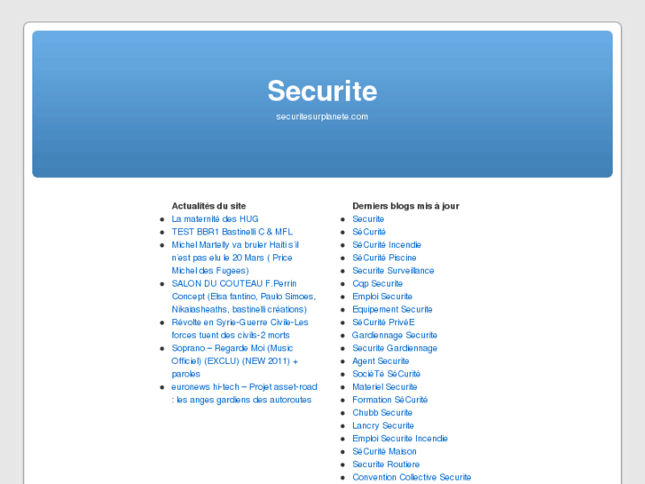 www.securitesurplanete.com