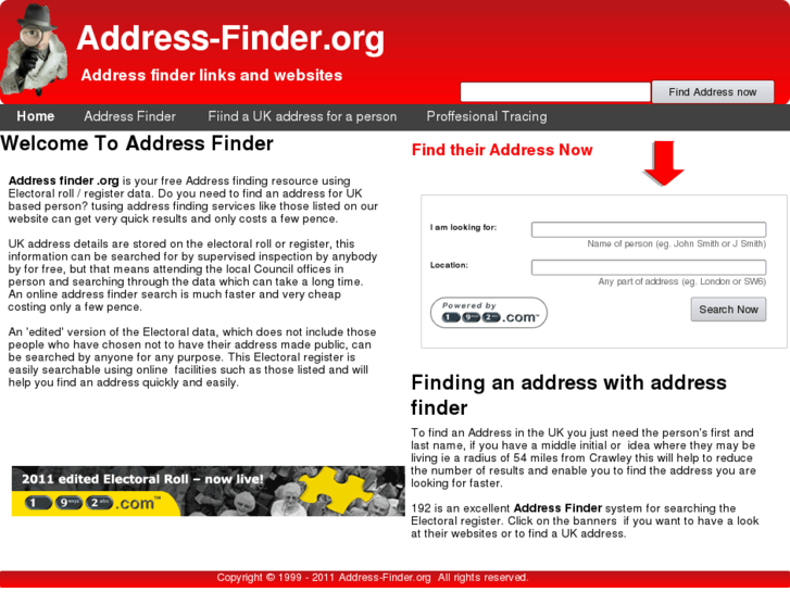 www.address-finder.org