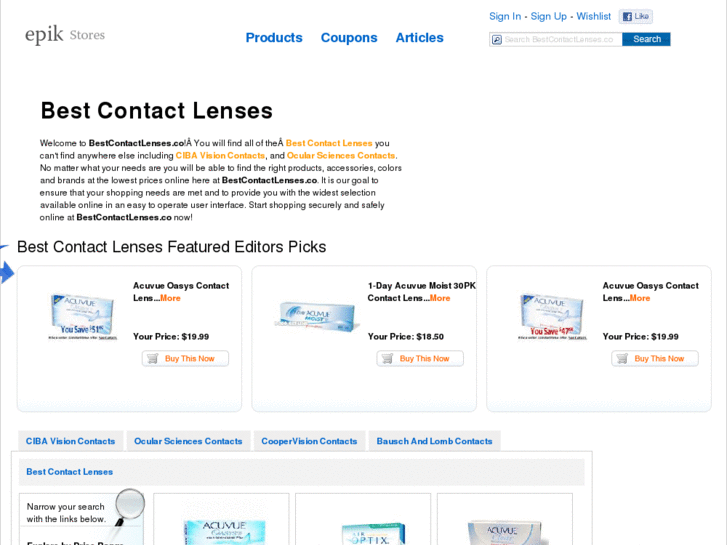 www.bestcontactlenses.co