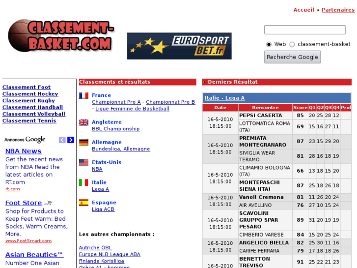 www.classement-basket.com