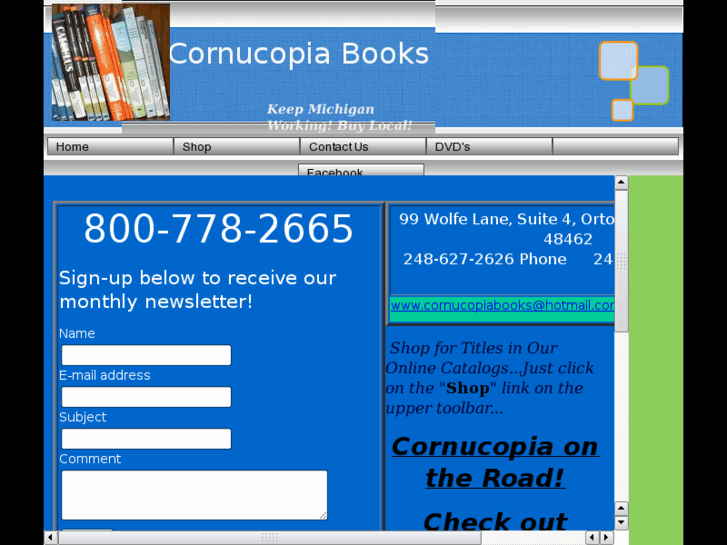 www.cornucopiabooks.com